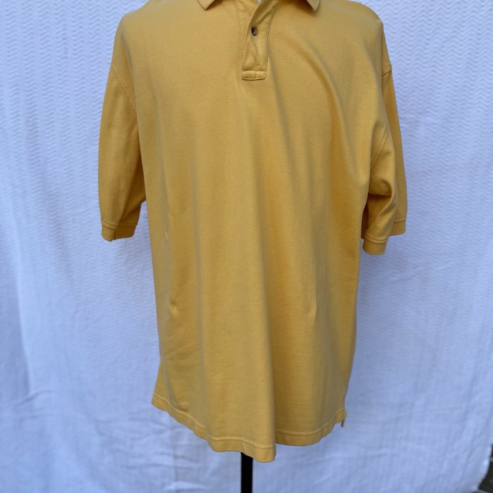 Roundtree & Yorke Golden Men's Polo Shirt  Size XL 100% Cotton